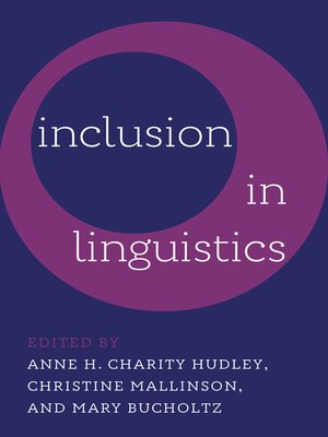 cover image of Inclusion in Linguistics